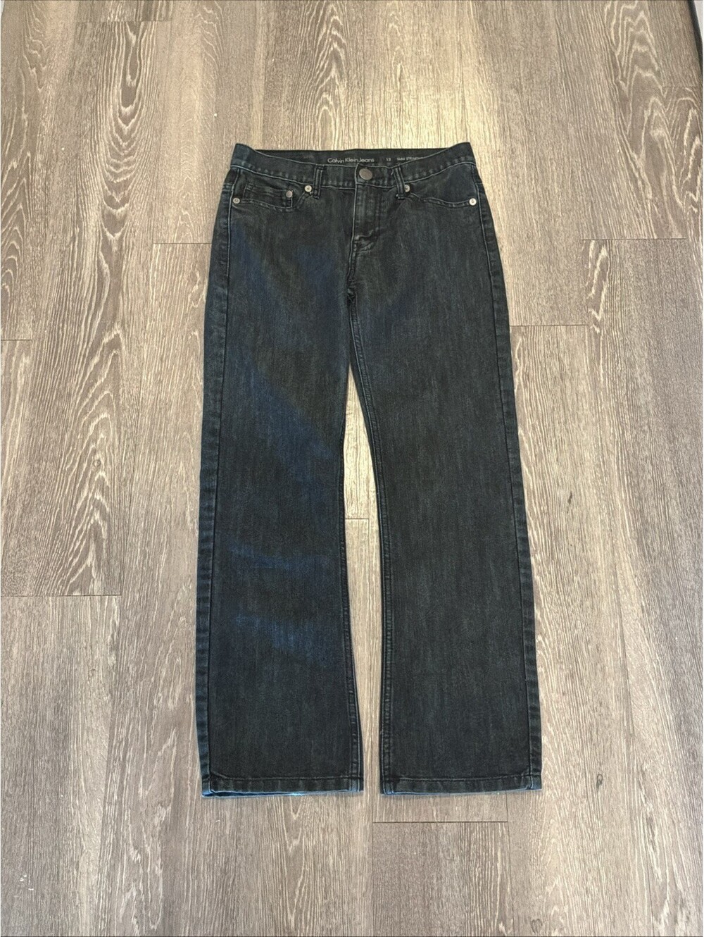 Calvin Klein Jeans Women's Size 12 Dark Wash  slim straight denim Pants